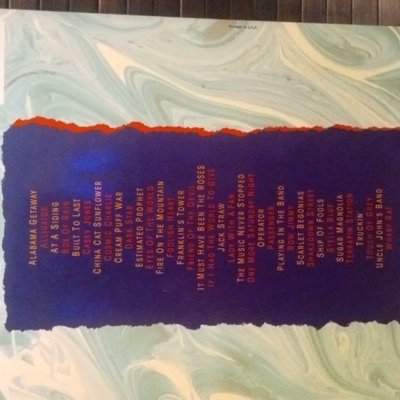 Grateful Dead Anthology Intermediate Guitar Tabs Sheet Music Jerry Garcia - Picture 3 of 7